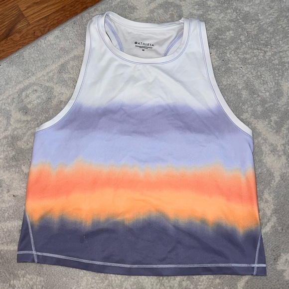 Athleta Shanti Crop Tank Athletic Workout - Picture 2 of 4